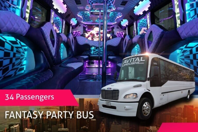 PASS. PARTY BUS "FANTASY EDITION" FEATURES