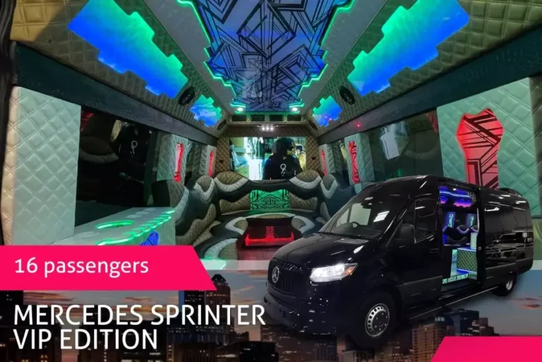 16 PASS. PARTY BUS "VIP EDITION" FEATURES